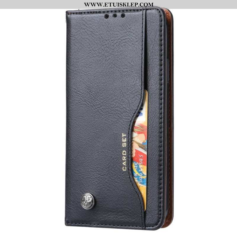 Etui Na Telefon do iPhone 15 Etui Folio Zestaw Kart